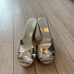 Jimmy Choo Silver Women's Sandals